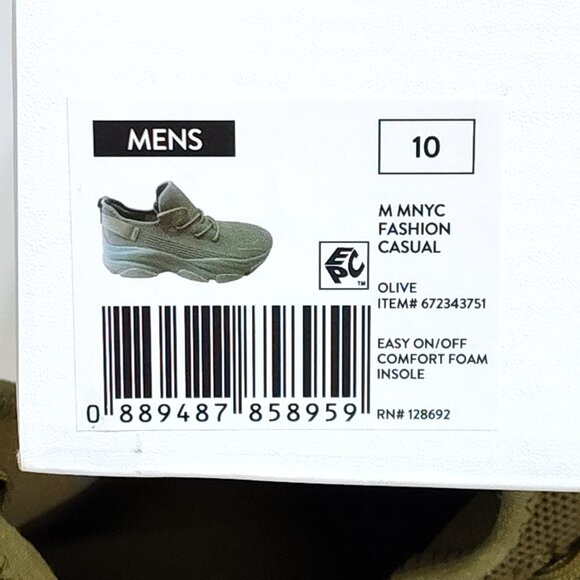 Madden NYC Fashion Casual Sneakers Mens 10 Comfort Foam Insole Odor-Reducing NIB - Picture 9 of 11